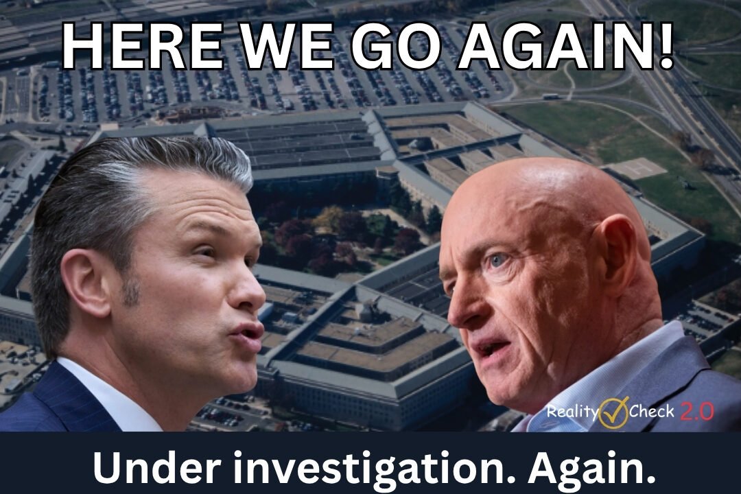 Pete Hegseth Wants to Investigate Senator Mark Kelly: Again